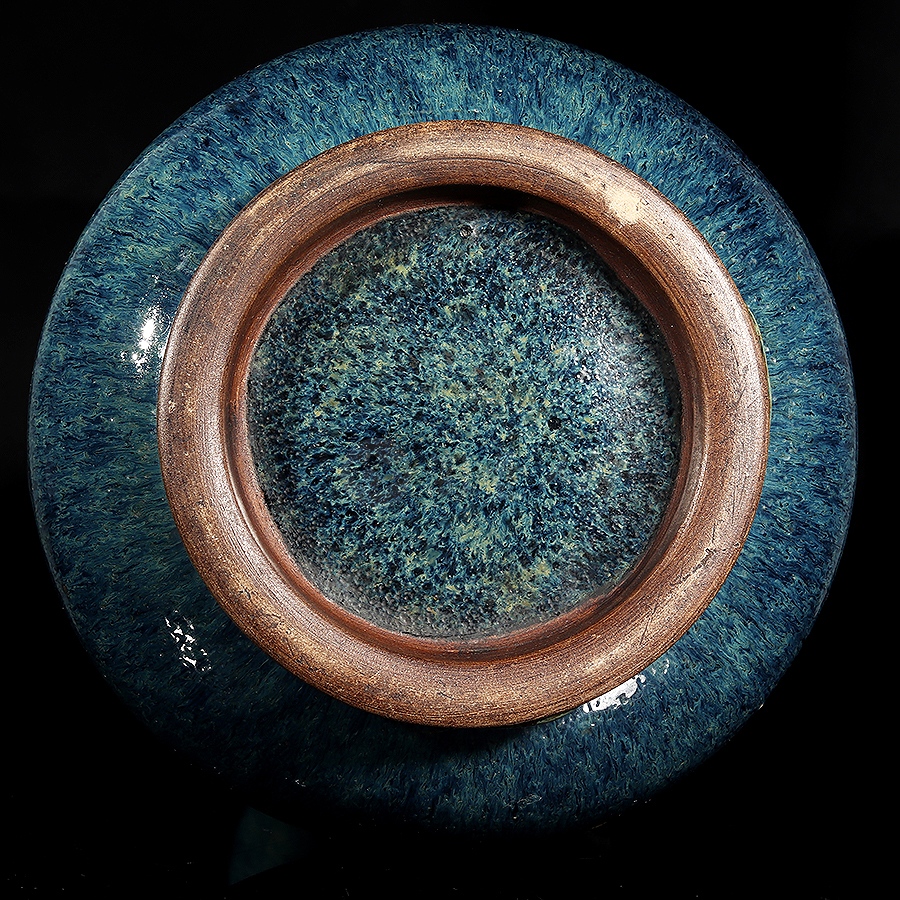 清中宜均釉蒜头瓶|钧陶》大师印章简介-淘壶人