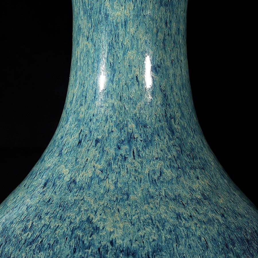 清中宜均釉蒜头瓶|钧陶》大师印章简介-淘壶人