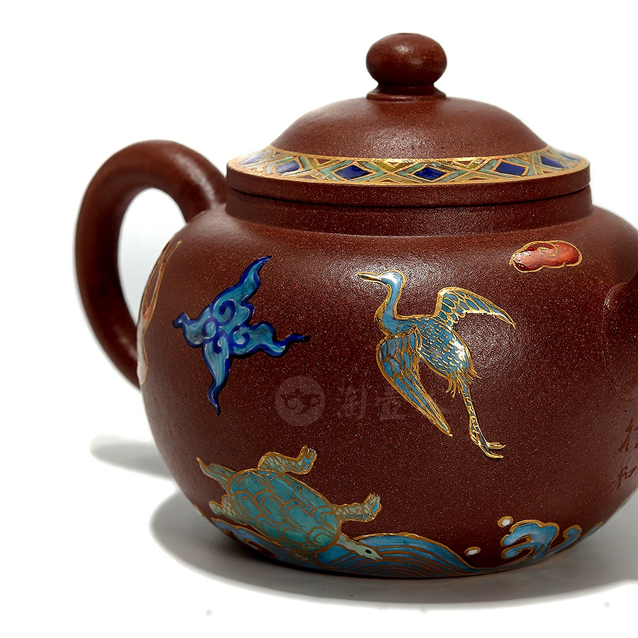 心宝壶(景泰蓝描金)