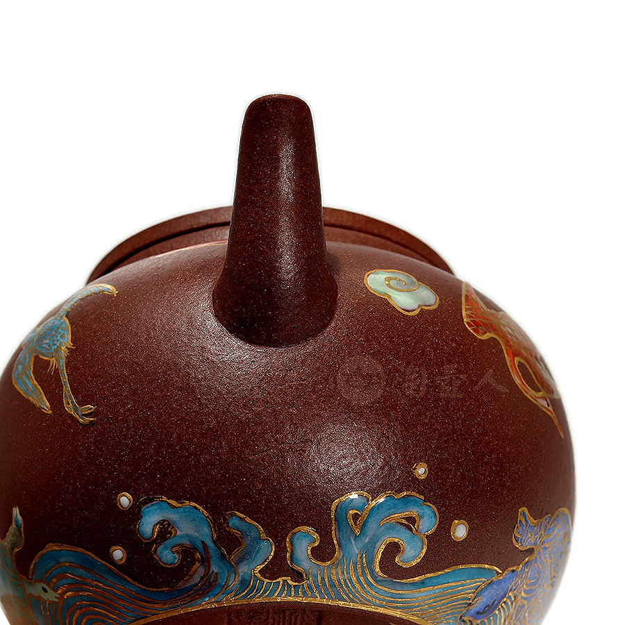 心宝壶(景泰蓝描金)