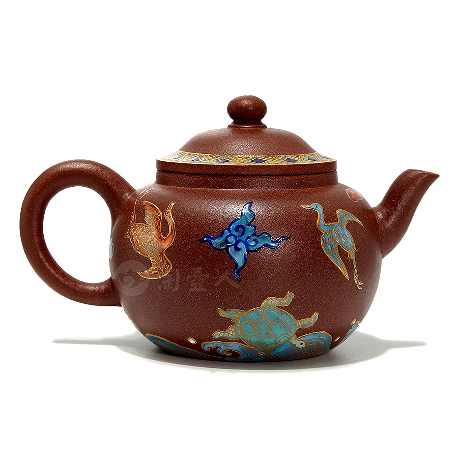 心宝壶(景泰蓝描金)