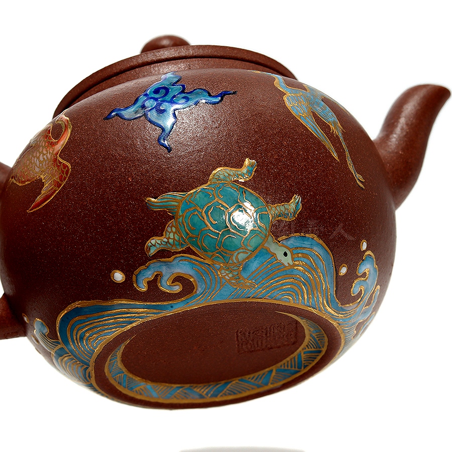 心宝壶(景泰蓝描金)