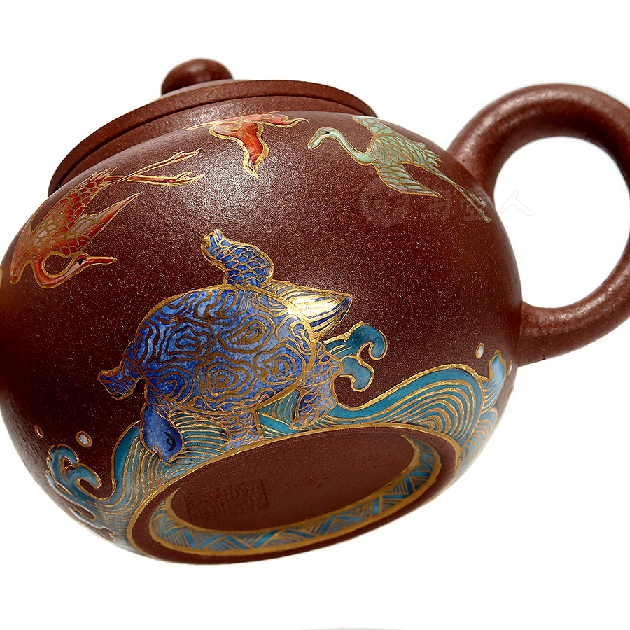 心宝壶(景泰蓝描金)