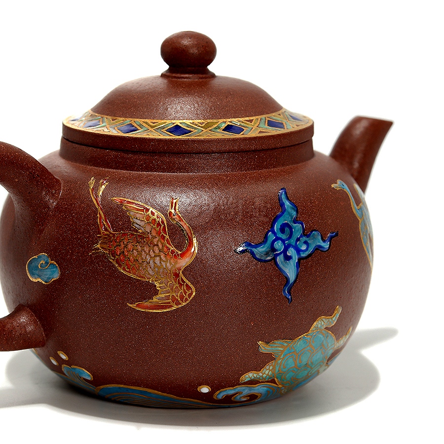 心宝壶(景泰蓝描金)