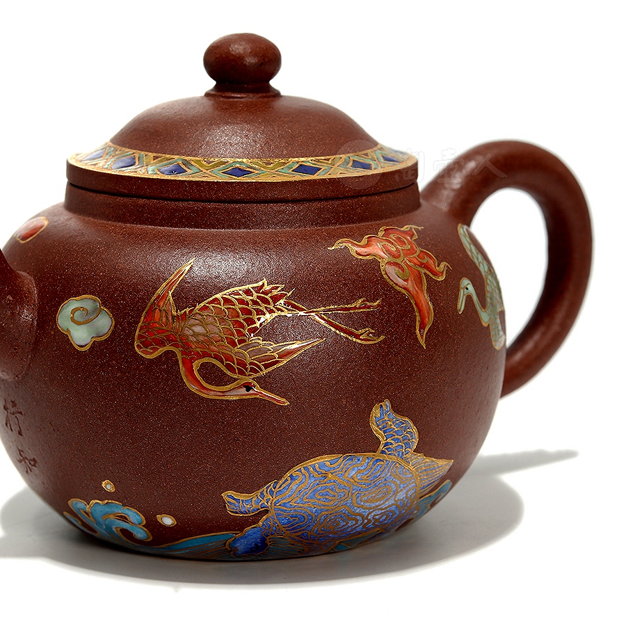 心宝壶(景泰蓝描金)