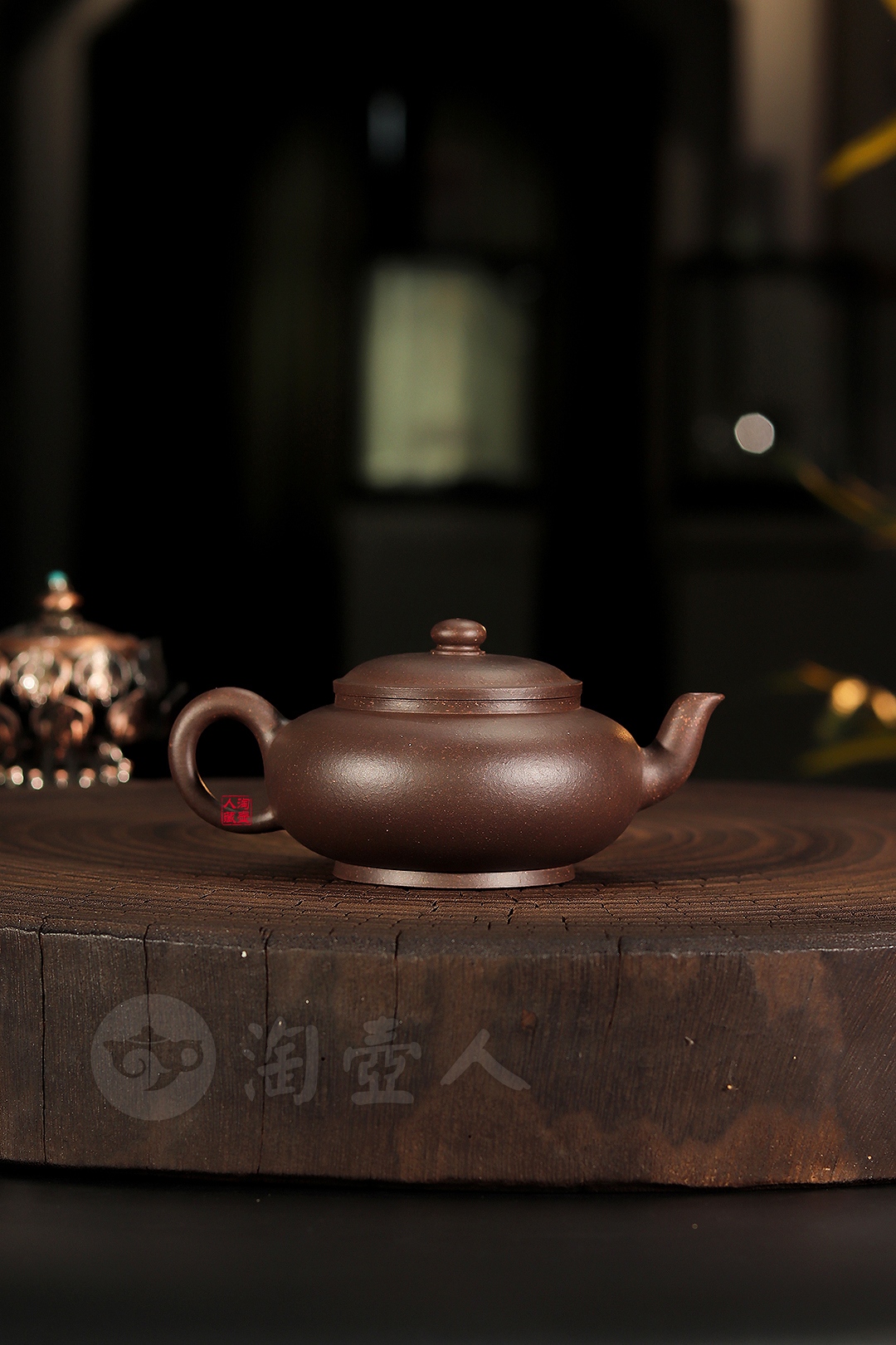 徐曲全手工制《扁圆壶·汉棠监制》