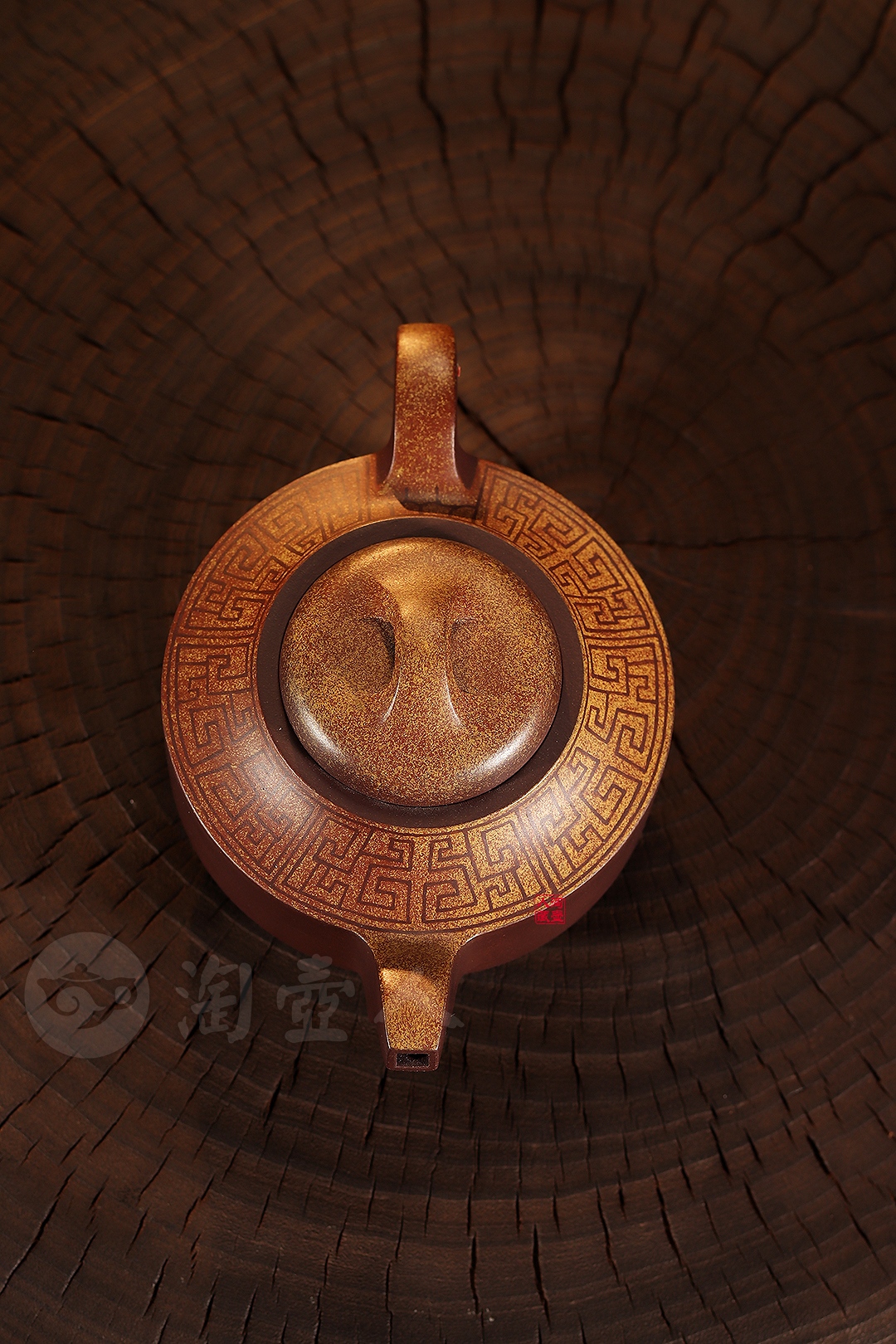 宜兴紫砂壶名家范建中《汉君》紫砂壶-大师印章简介-淘壶人