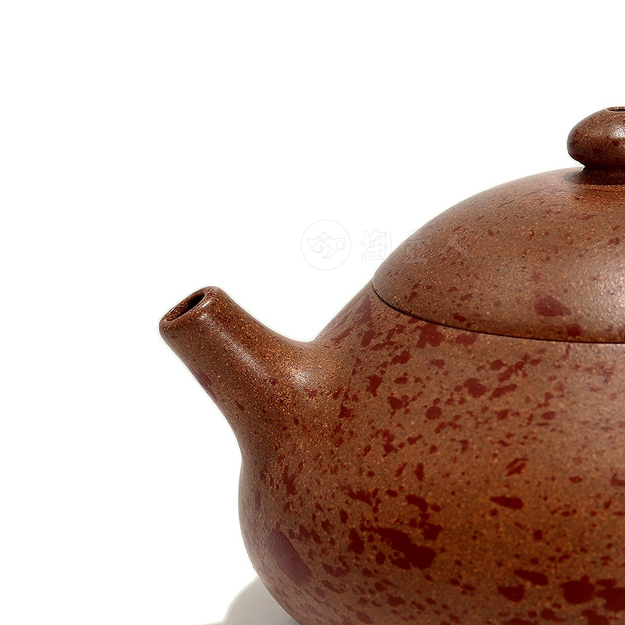 全手孟臣玉乳壶(撒红)