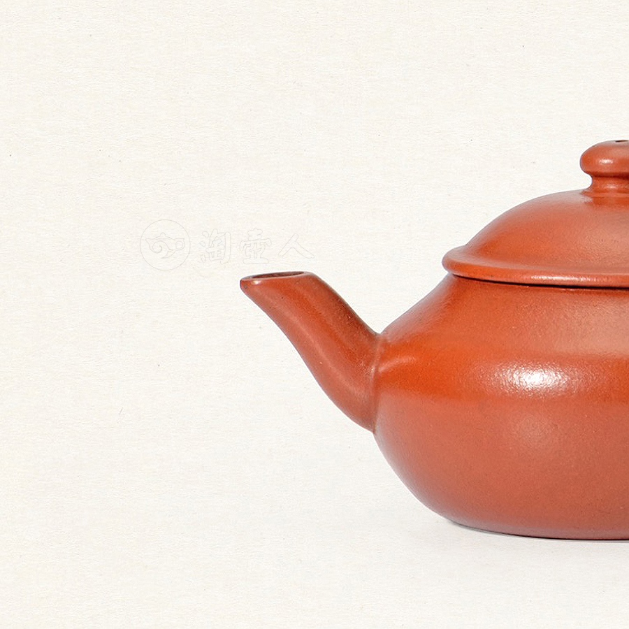 惠孟臣制朱泥圆壶