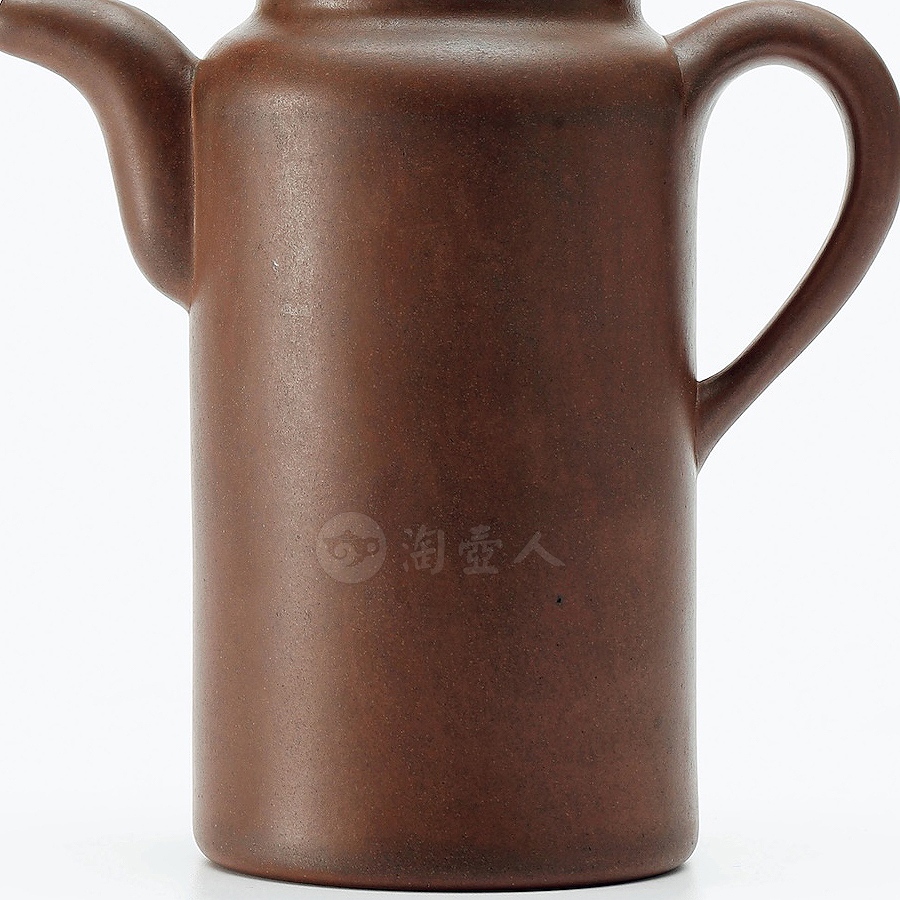 冯桂林制丁卯年置款紫泥汲直壶
