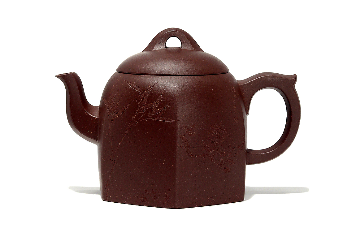 陈鑫制六方秦权壶