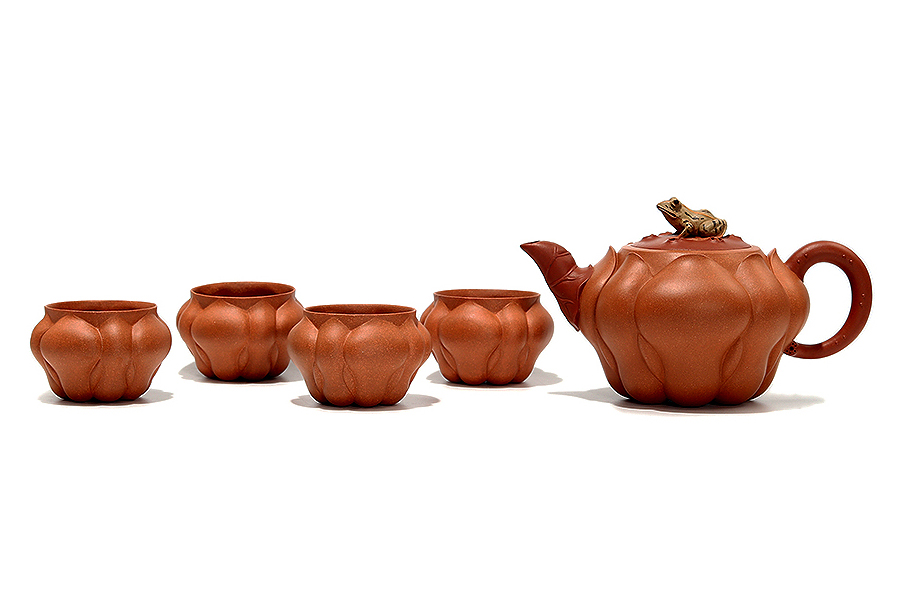 承健制《青蛙莲花五头套组》