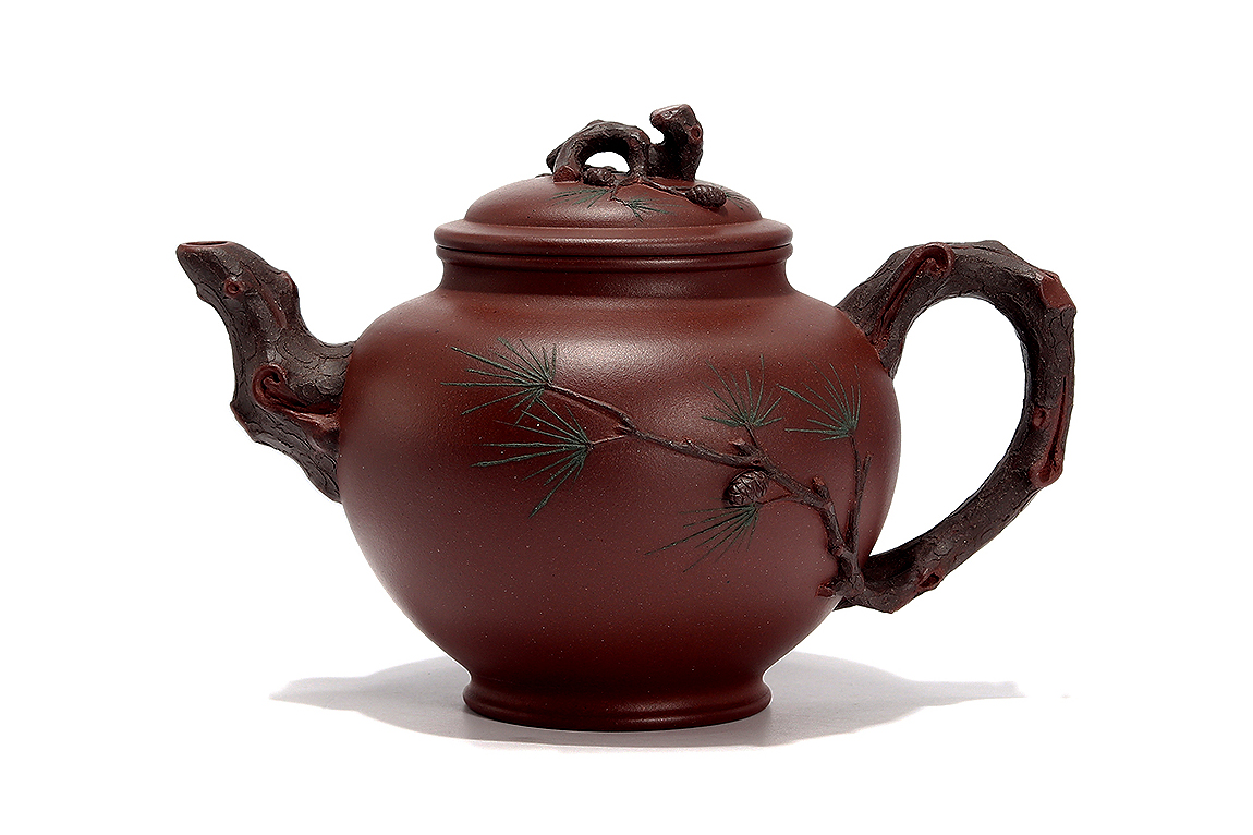 全手松报春壶(薄胎)
