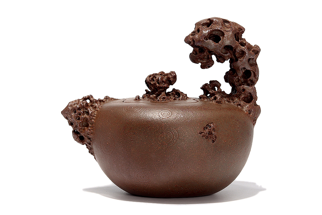 全手石语壶紫砂壶