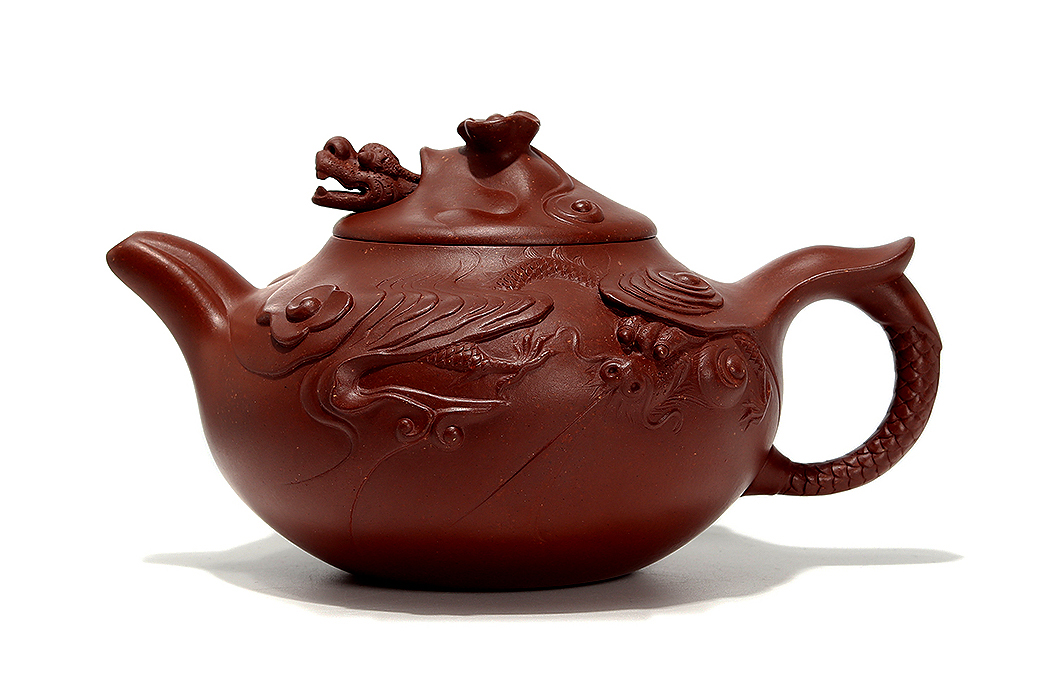 张列平全手工制云龙壶 张列平全手工制云龙壶