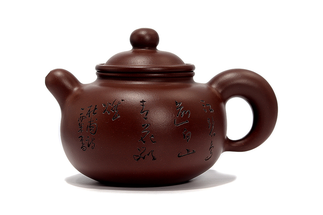 全手旸忆壶(毛国强陶刻)