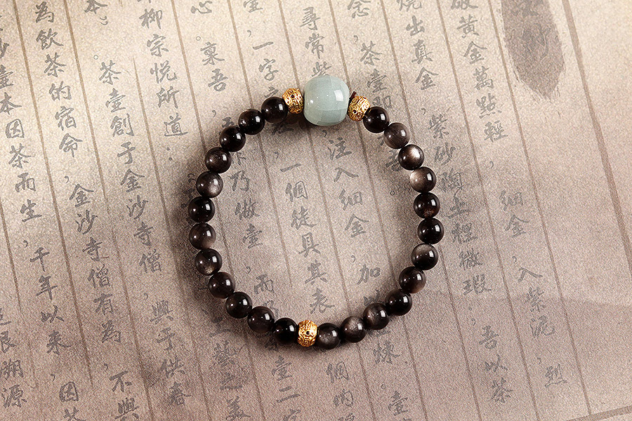金墨手串