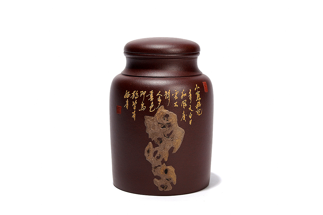 太湖石小茶罐