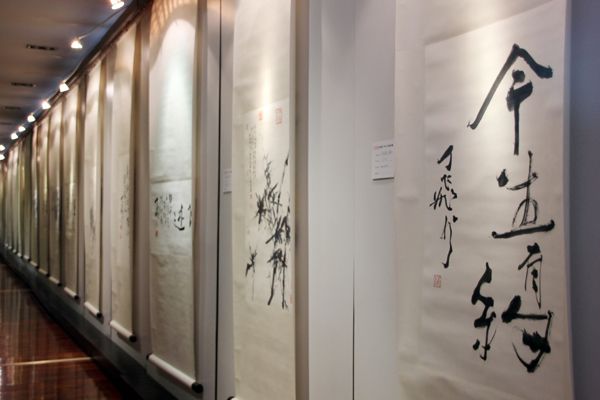 禅林画境--丁飞中国画展在宜兴大觉寺展出