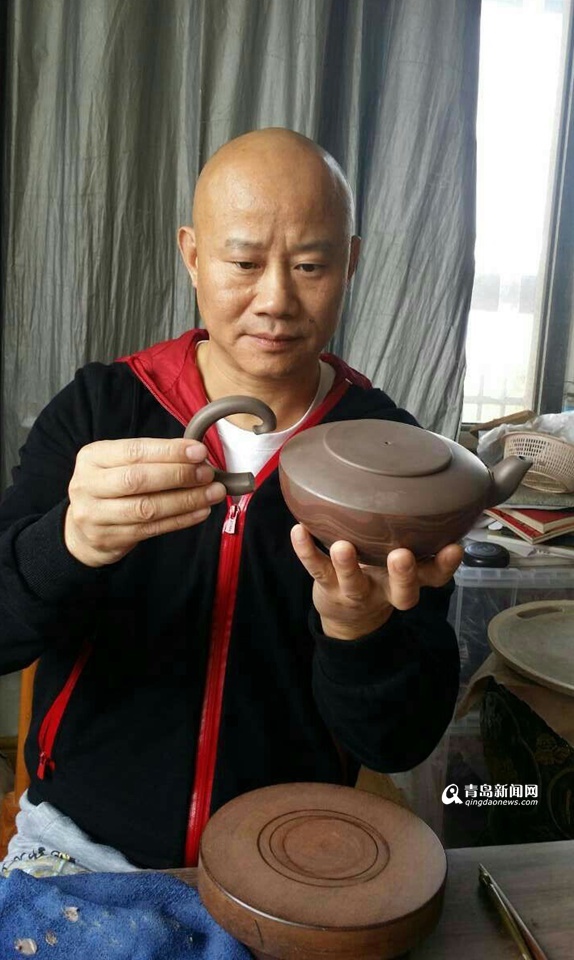 紫砂大师创作青岛主题作品本月底将亮相(图)