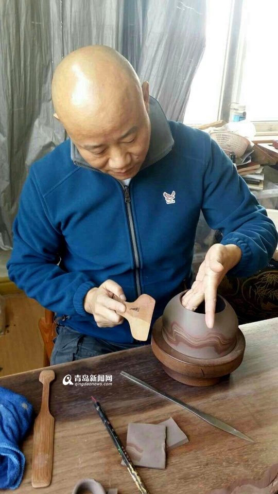 紫砂大师创作青岛主题作品本月底将亮相(图)