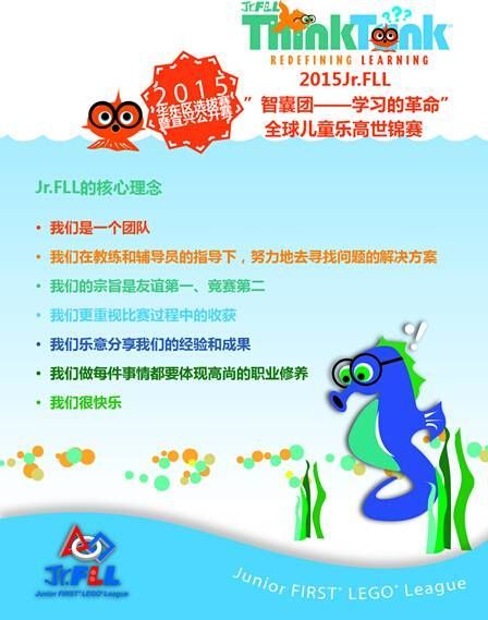 Jr.FLL全球儿童乐高世锦赛2014-2015赛季华东区选拔赛暨宜兴公开赛