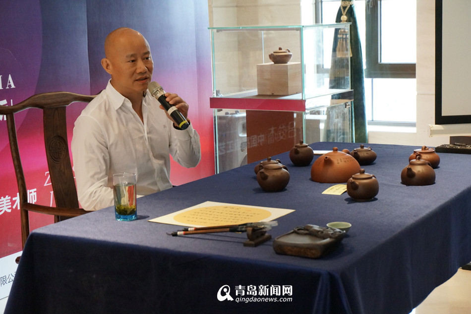 独家:紫砂大师青岛主题作品亮相融汇海洋元素