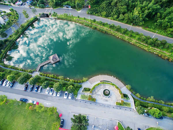 太湖第一源空中颜值:航拍宜兴湖父