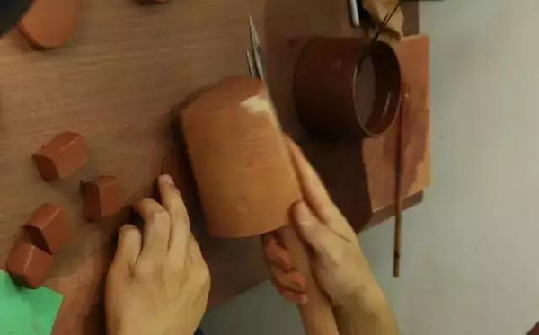 紫砂壶石瓢制作过程