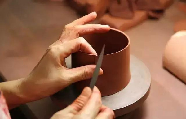 紫砂壶石瓢制作过程