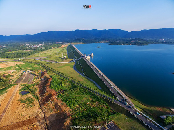 太湖第一源空中颜值:航拍宜兴湖父