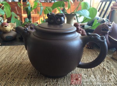 中国宜興胡仁傑落款在銘紫泥紫砂壺急須茶壺茶器在銘茶道具時代物中国