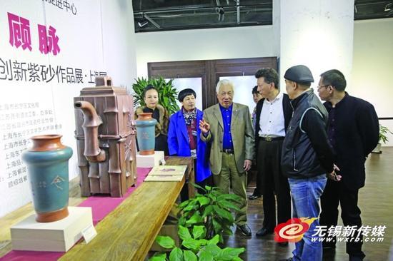 顾绍培紫砂作品展在沪举行(图)