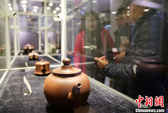 中国紫砂壶艺大展亮相北京(图)