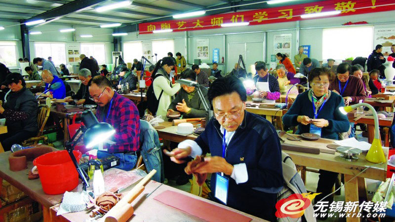 省级陶艺大师齐聚宜兴亮绝活
