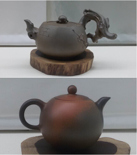 中国怪才艺术家伍延文收藏紫砂圣手华建民的紫砂壶
