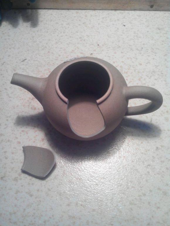 摔碎的紫砂壶,这样锔壶就对了
