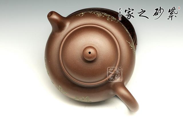 紫砂大师谭泉海(石泉)之女--经典掇球壶(老壶)