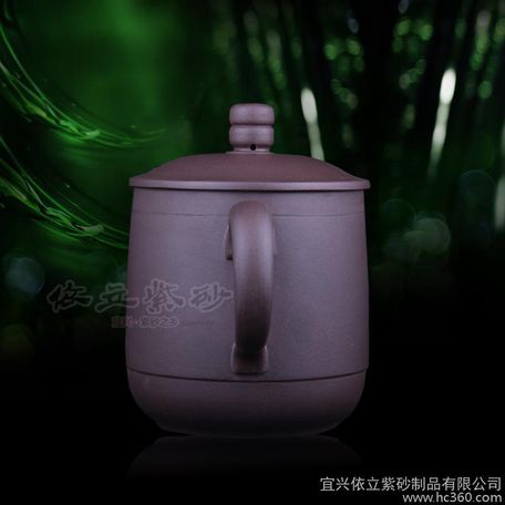 【导购】依立紫砂厂供应宜兴天然紫砂君子杯