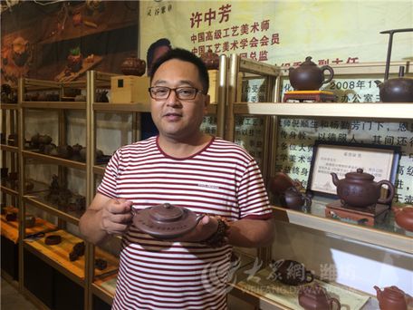 大陆文创产品精品连连宜兴紫砂大师携力作亮相鲁台会