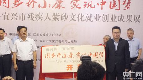 宜兴市残疾人紫砂文化就业创业成果展开展