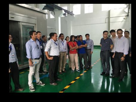 环保部宣教中心带领柬埔寨环保官员考察宜兴环科园