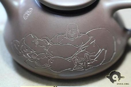 陶醉中国的紫砂壶陶刻艺术