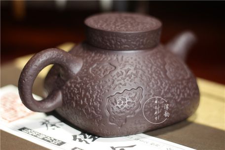 混方石瓢紫砂壶:方圆石瓢一壶饮,沉敛大口宜出茶