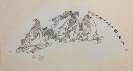 中国画画家顾平逍遥山水中国画展在宜兴举办