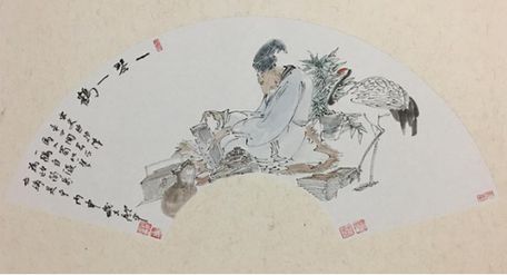 中国画画家顾平逍遥山水中国画展在宜兴举办