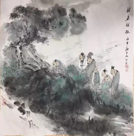 中国画画家顾平逍遥山水中国画展在宜兴举办