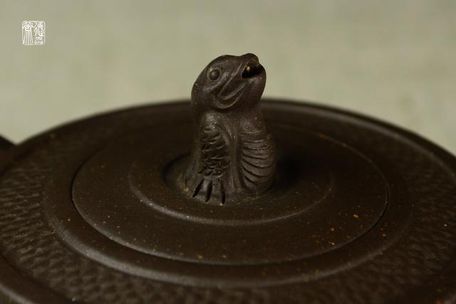 看壶说话·紫砂一厂八十年代金蟾玉璧