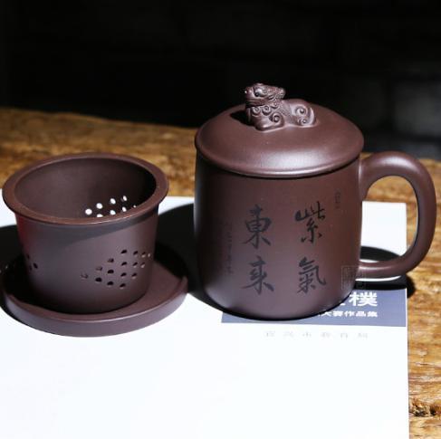 禅意的<b>紫砂</b>茶杯,也能养生