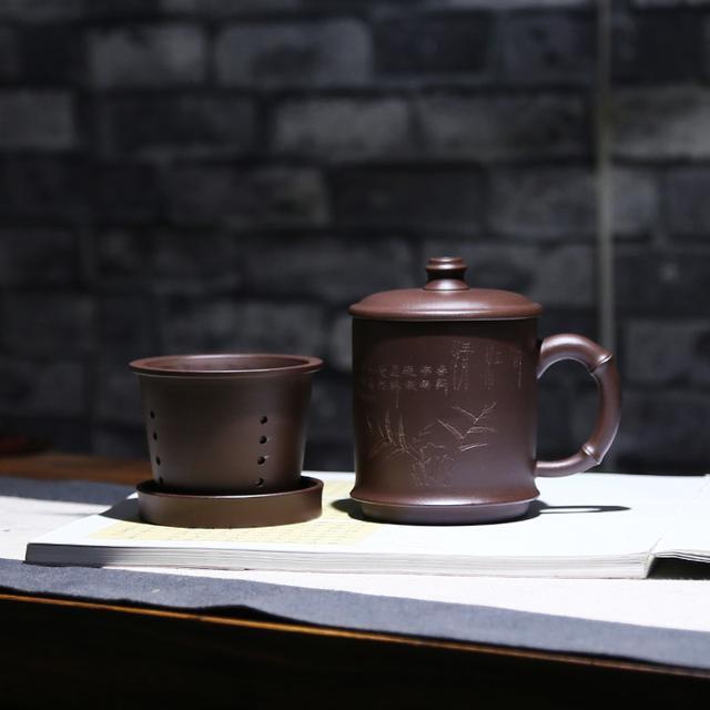 禅意的<b>紫砂</b>茶杯,也能养生